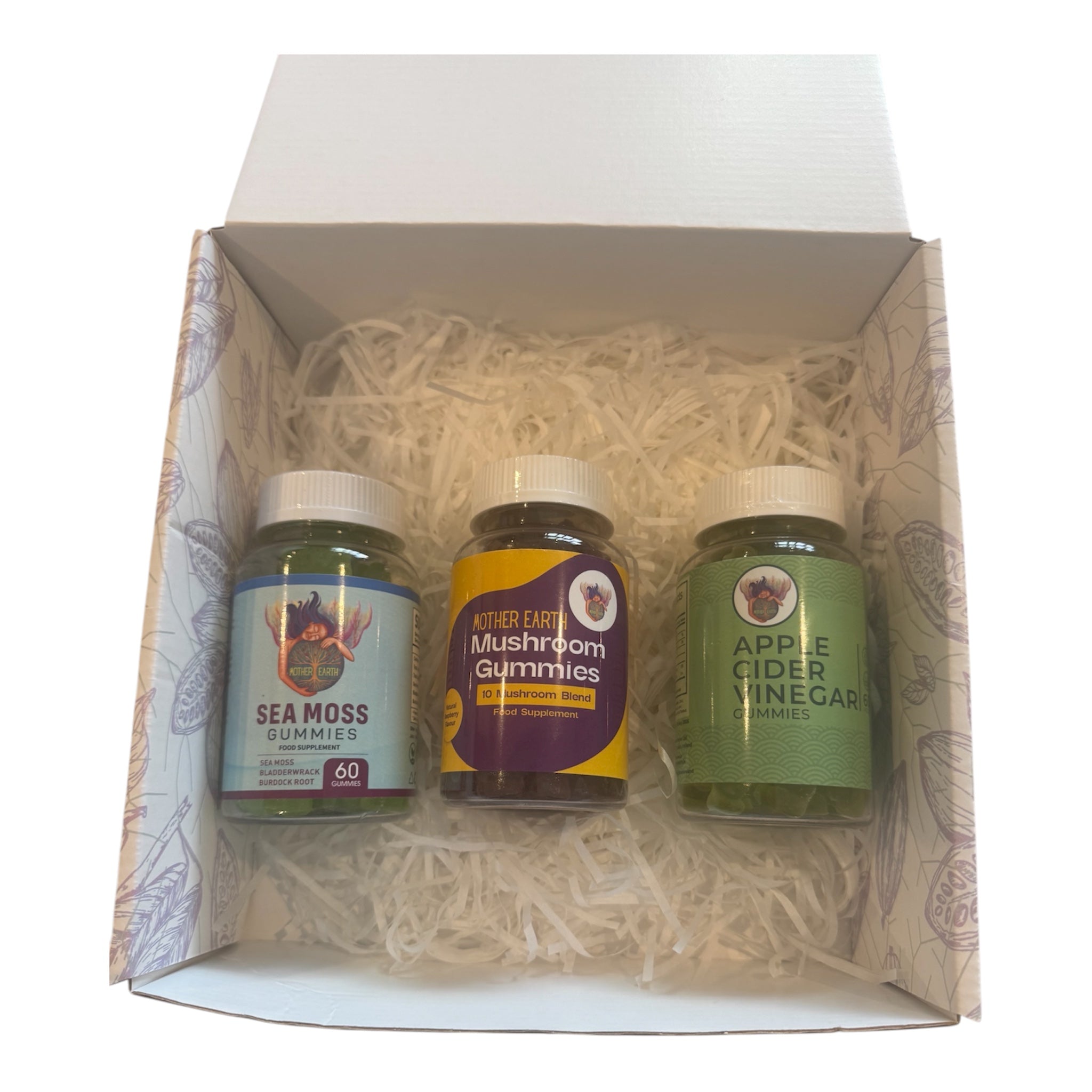 "The Gummy Trio" – Sea Moss, 10-Blend & ACV Gummies