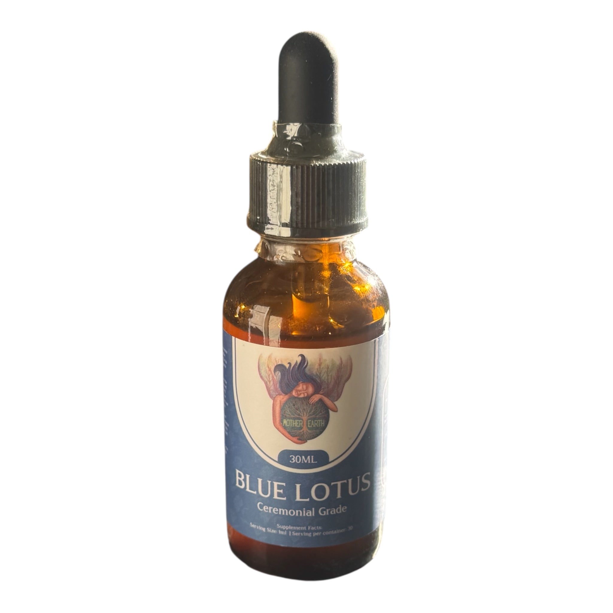 Mother Earth Blue Lotus Tincture - 100% Pure. 30ML.