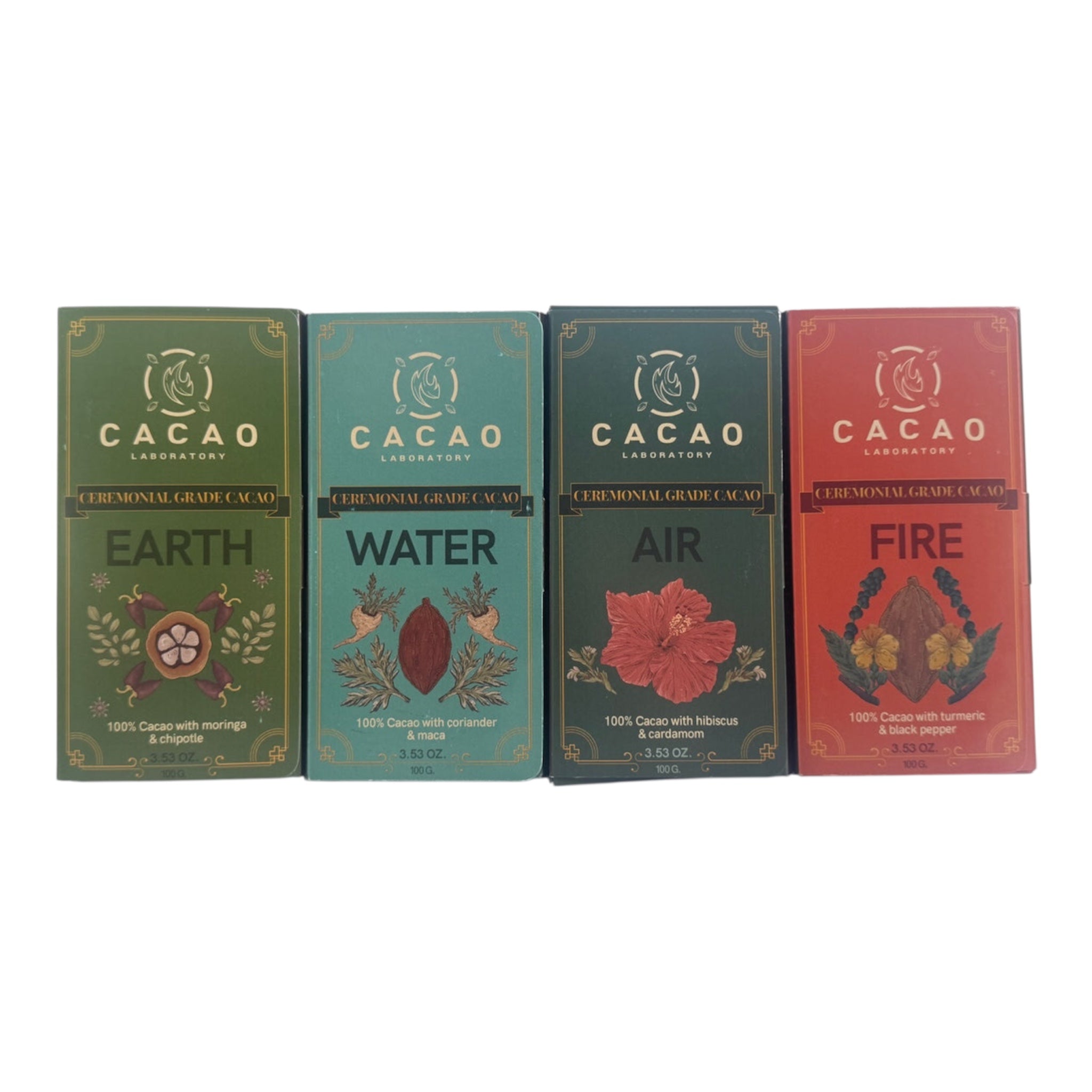 The Four Elements Ceremonial Cacao Bar Bundle