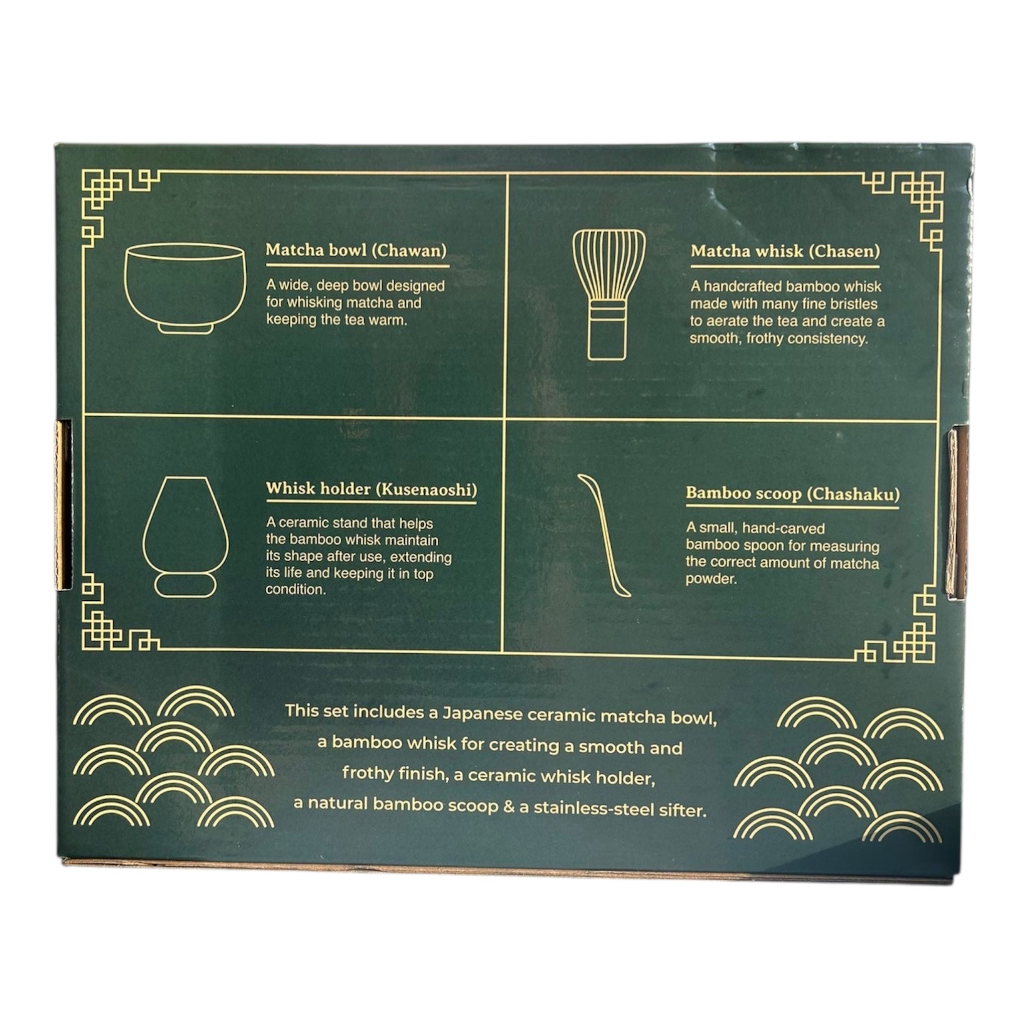 Mother Earth Traditional 5 piece Matcha Kit + Matcha Pouch (100g)