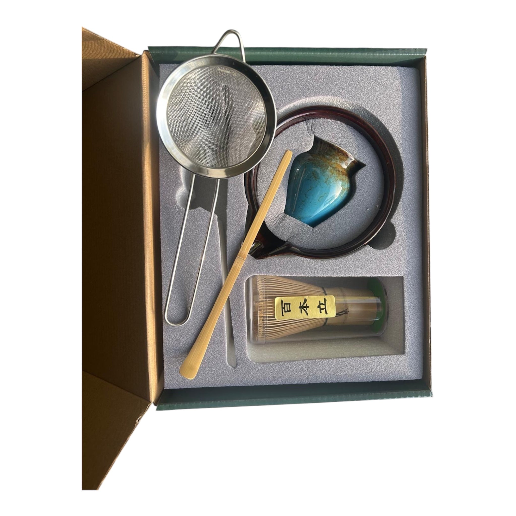 Mother Earth Traditional 5 piece Matcha Kit + Matcha Pouch (100g)