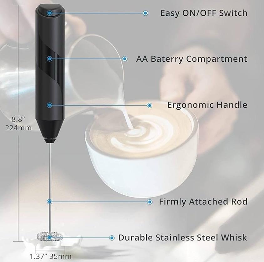 Hot cacao and Matcha frother stick