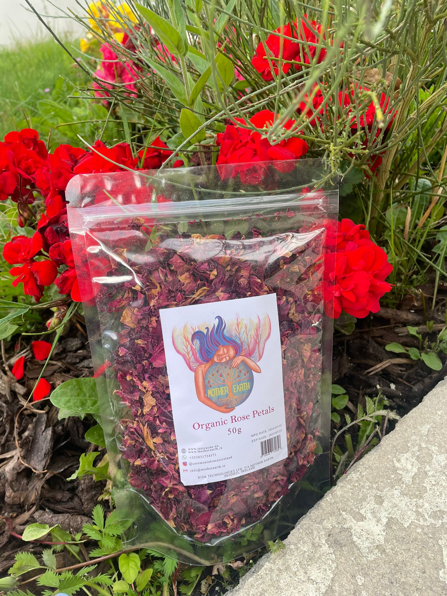 Organic Rose Petal Tea (25g)
