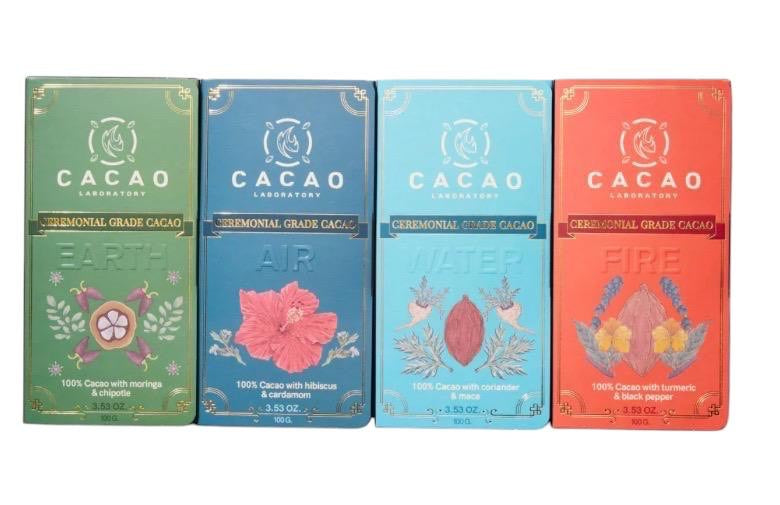 The Four Elements Ceremonial Cacao Bar Bundle