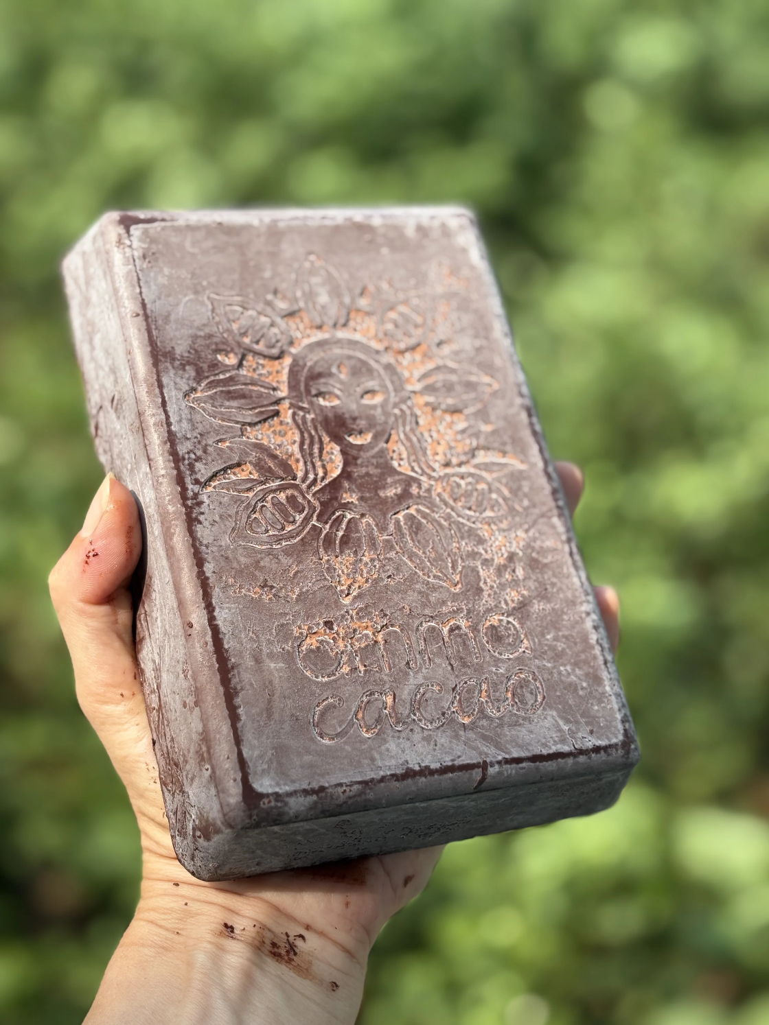 Ceremonial Cacao. 500g block. Amma Cacao India. - Just Cacao