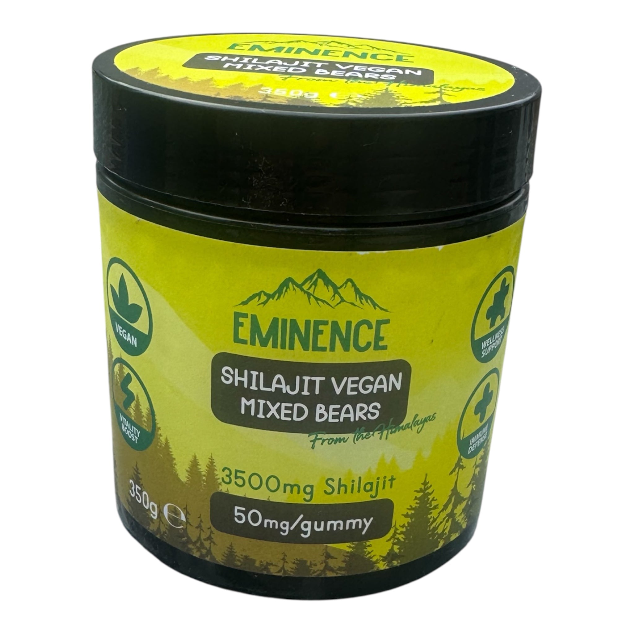 EMINENCE 3500MG SHILAJIT VEGAN GUMMIES. 50g Shilajit per gummy. AYURVEDIC.