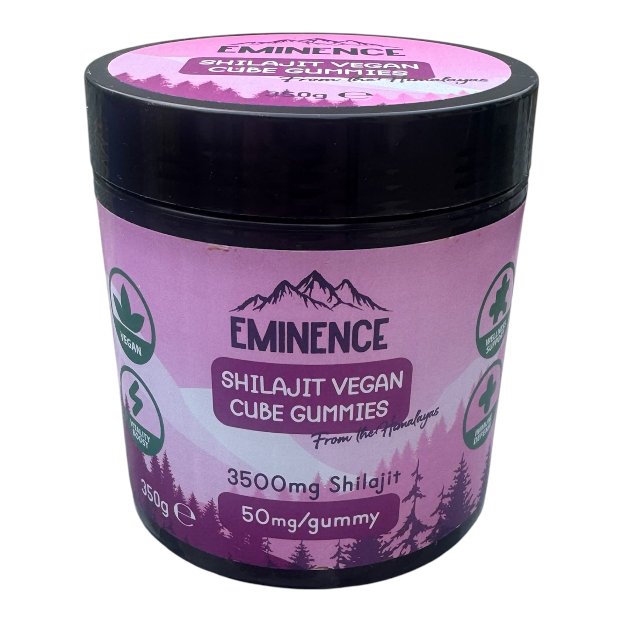 EMINENCE 3500MG SHILAJIT VEGAN GUMMIES. 50g Shilajit per gummy. AYURVEDIC.