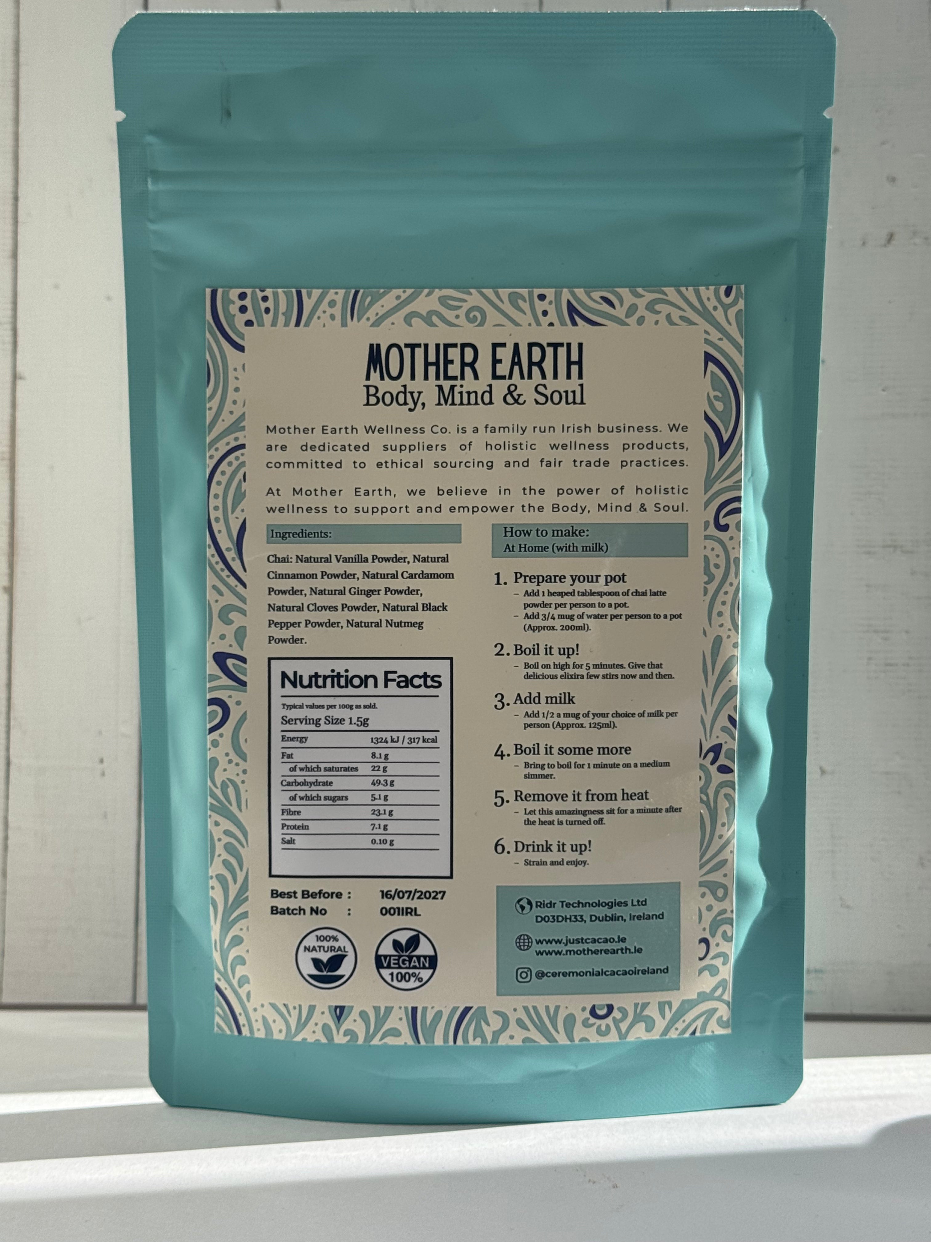 Chai Masala – 100g | Caffeine-Free Spiced Powder for Lattes & Wellness Drinks