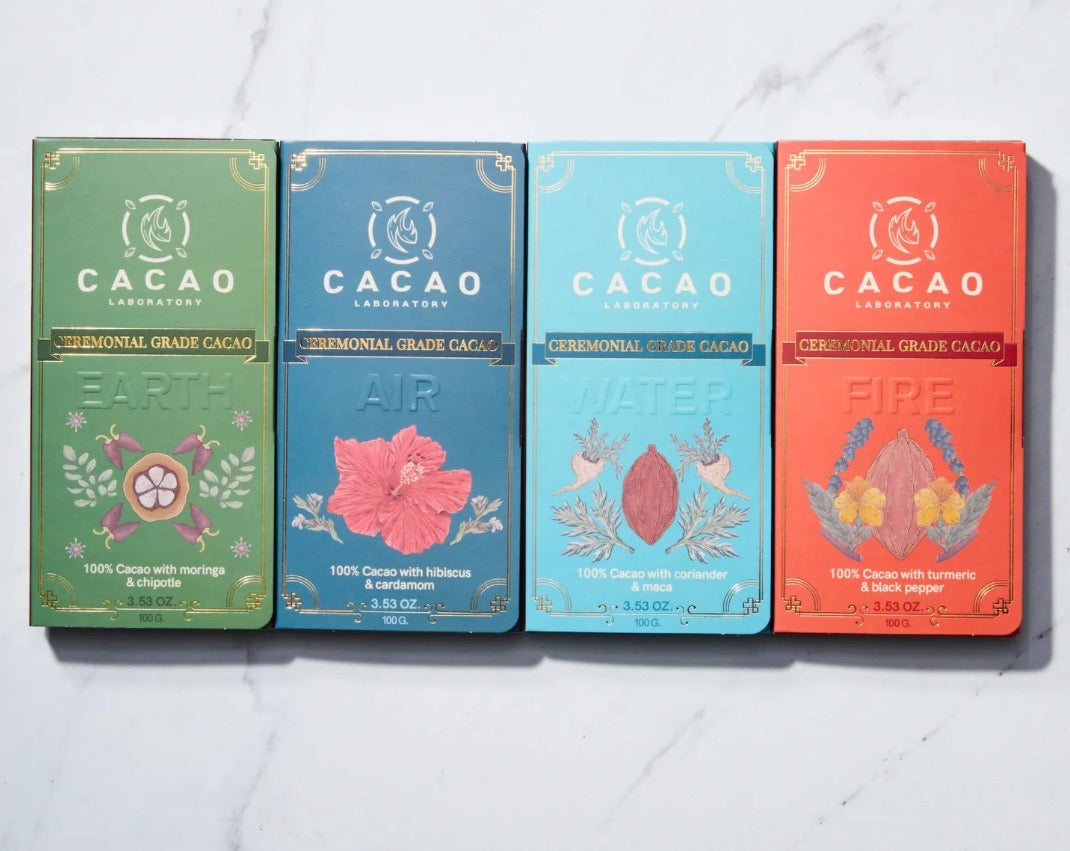 The Four Elements Ceremonial Cacao Bar Bundle