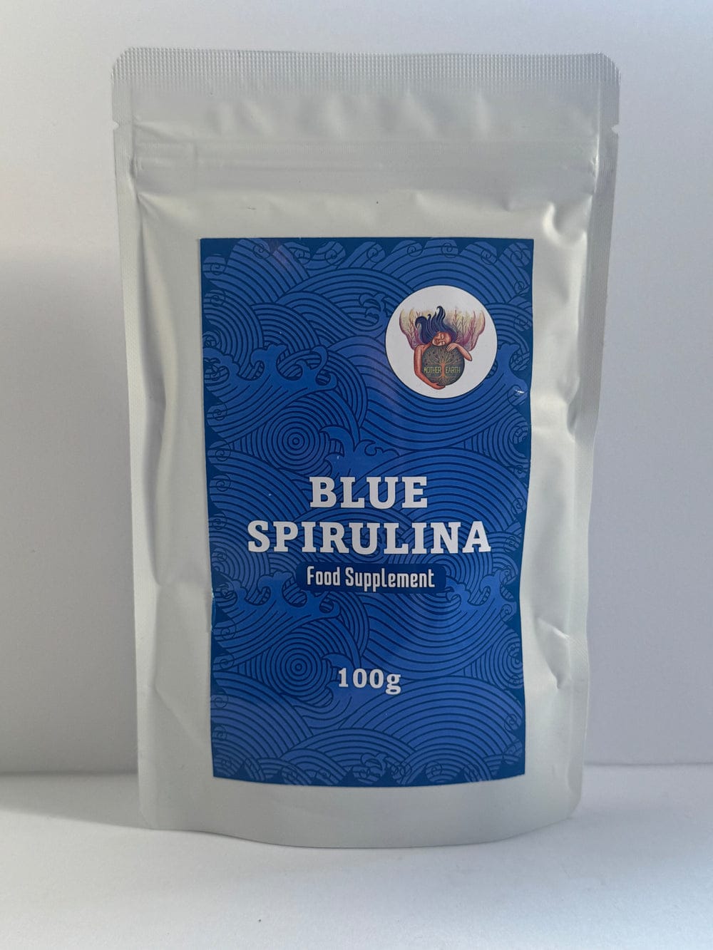 Mother Earth Blue Spirulina Powder - 100% Natural. (100g) - Just Cacao