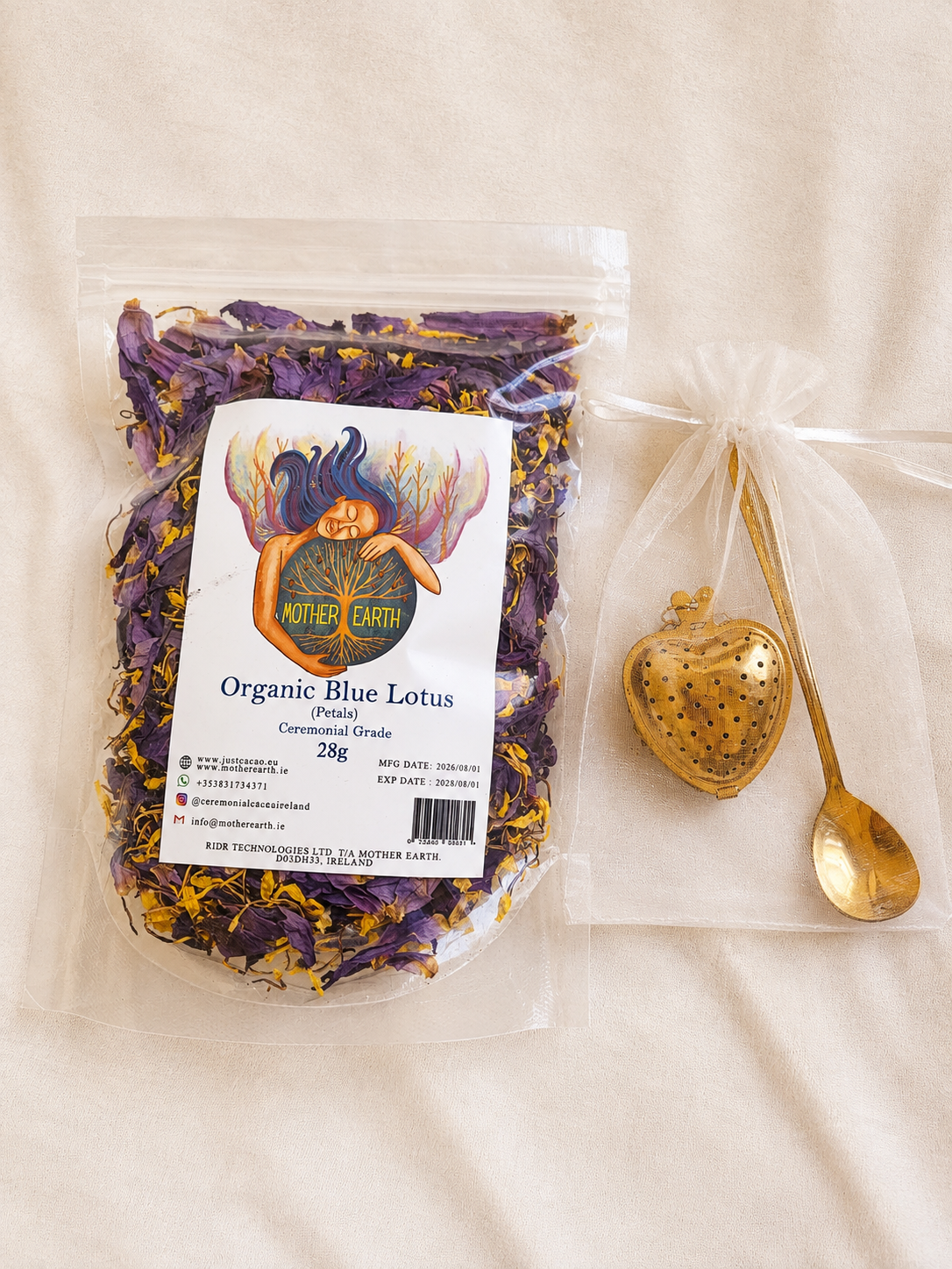 Mother Earth Blue Lotus Ritual Set 28g