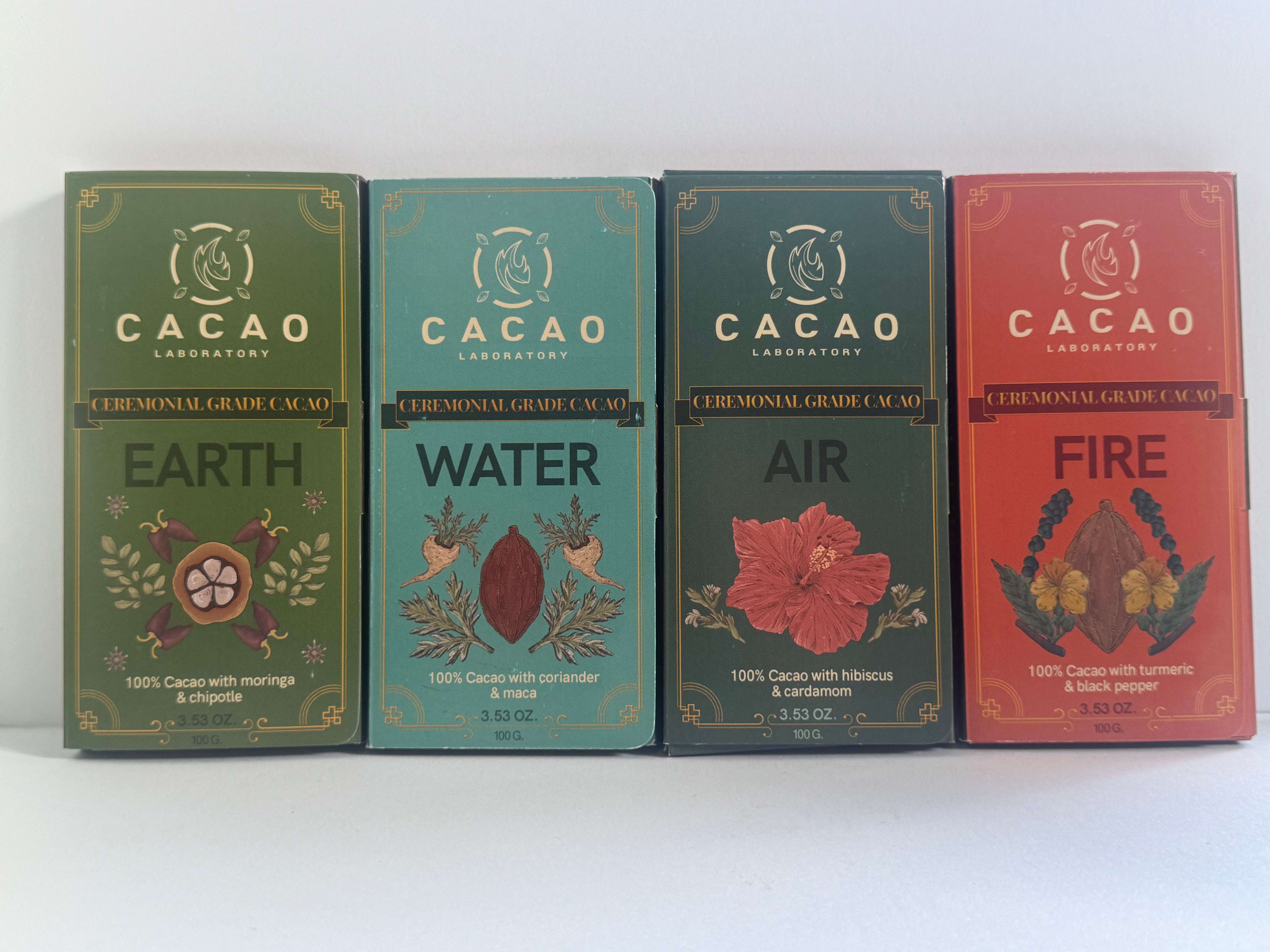 The Four Elements Ceremonial Cacao Bar Bundle