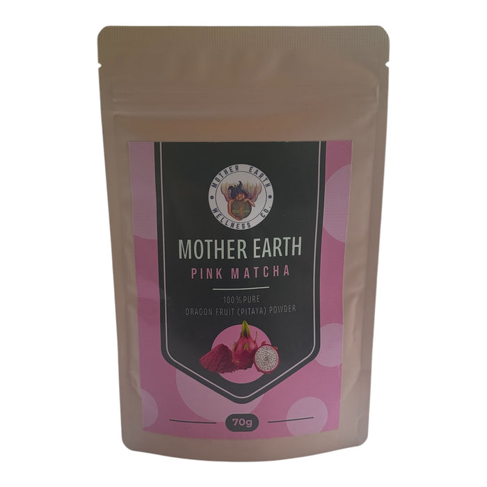 Mother Earth Pink Matcha – 70g

Dragon Fruit Powder | Antioxidant-Rich | Vibrant & Nourishing - Just Cacao