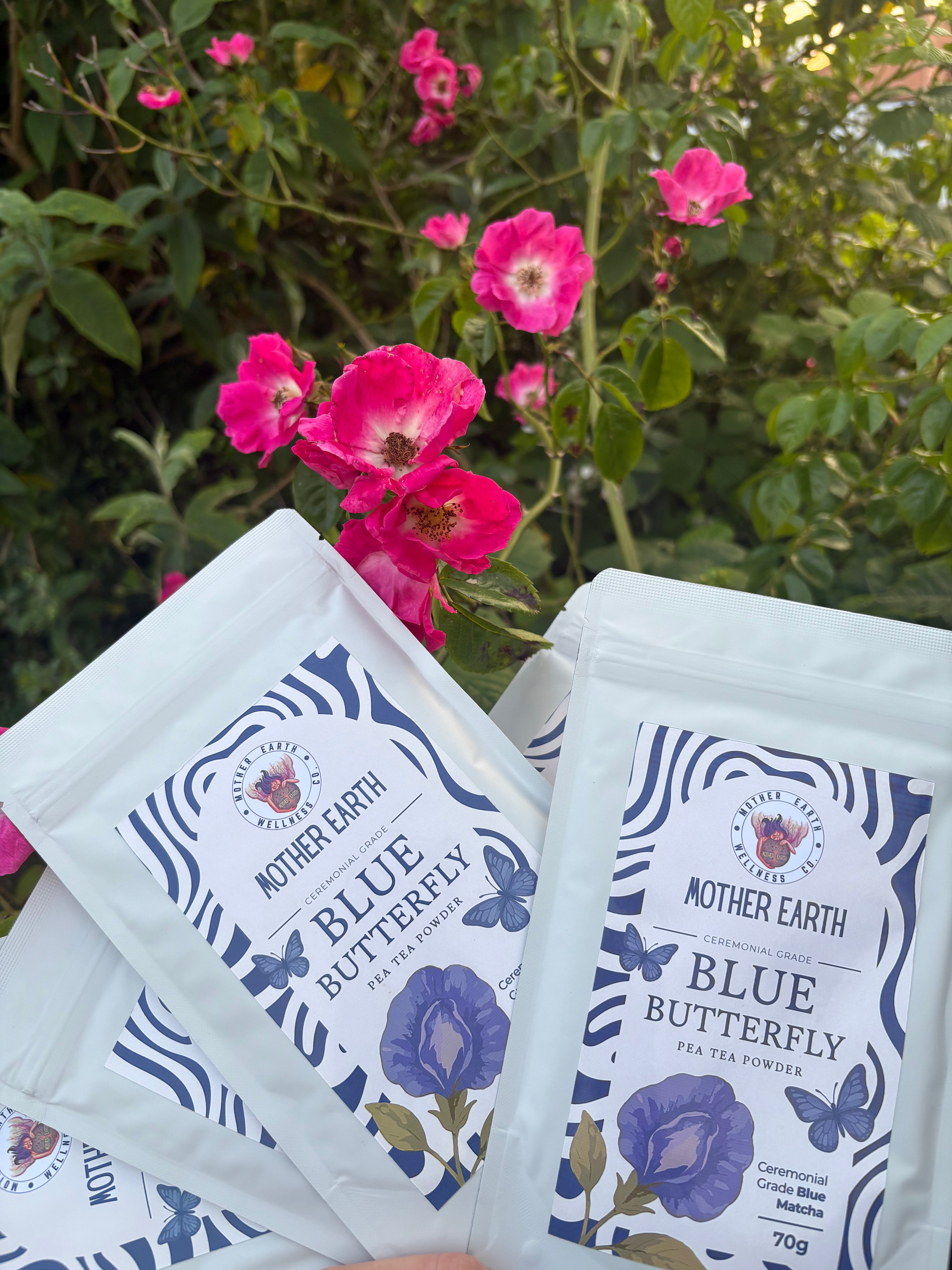 Ceremonial Grade Blue Matcha - Blue Butterfly Pea Tea Powder