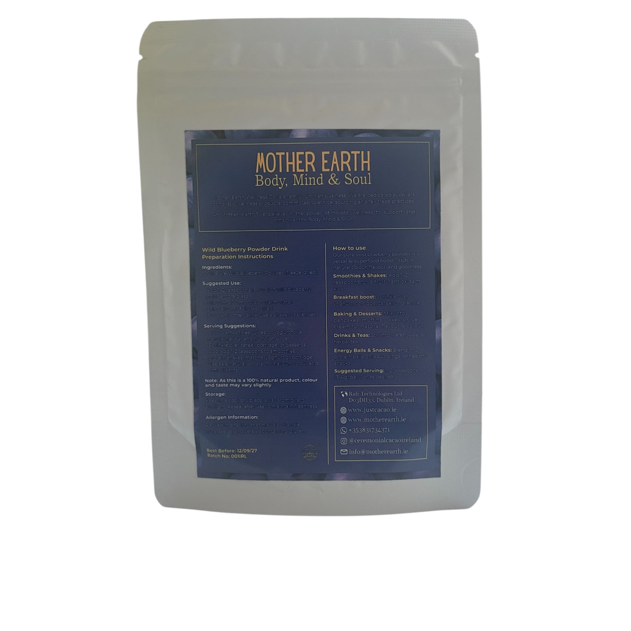 Wild Blueberry Powder