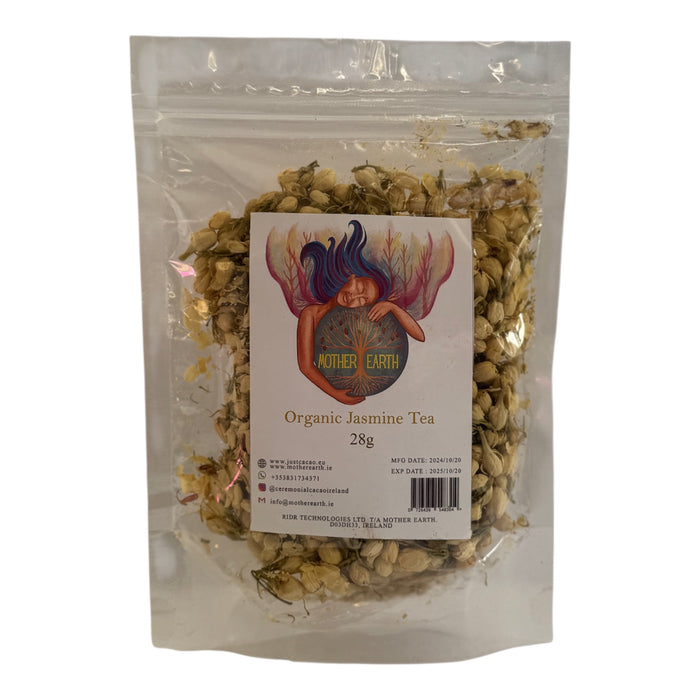 Mother Earth Organic Jasmine Tea (28g) - Just Cacao