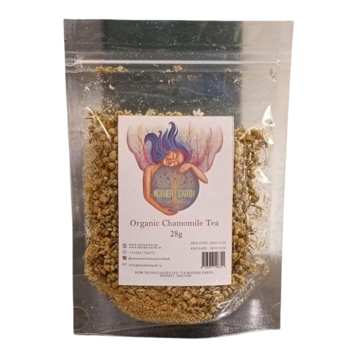 Mother Earth Organic Chamomile Tea (28g) - Just Cacao