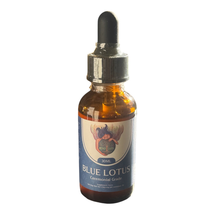Mother Earth Blue Lotus Tincture - 100% Pure. 30ML. - Just Cacao
