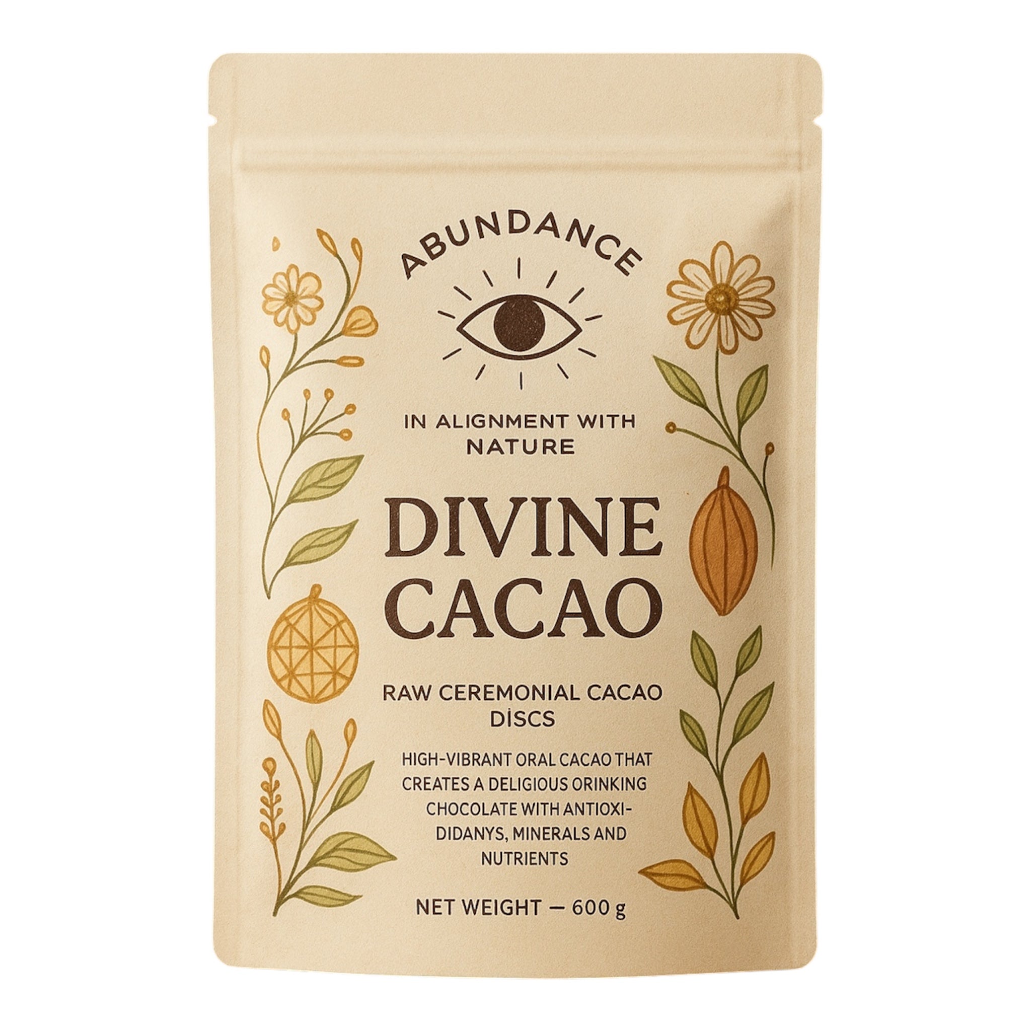 Abundance Ceremonial Cacao – Peru (600g)