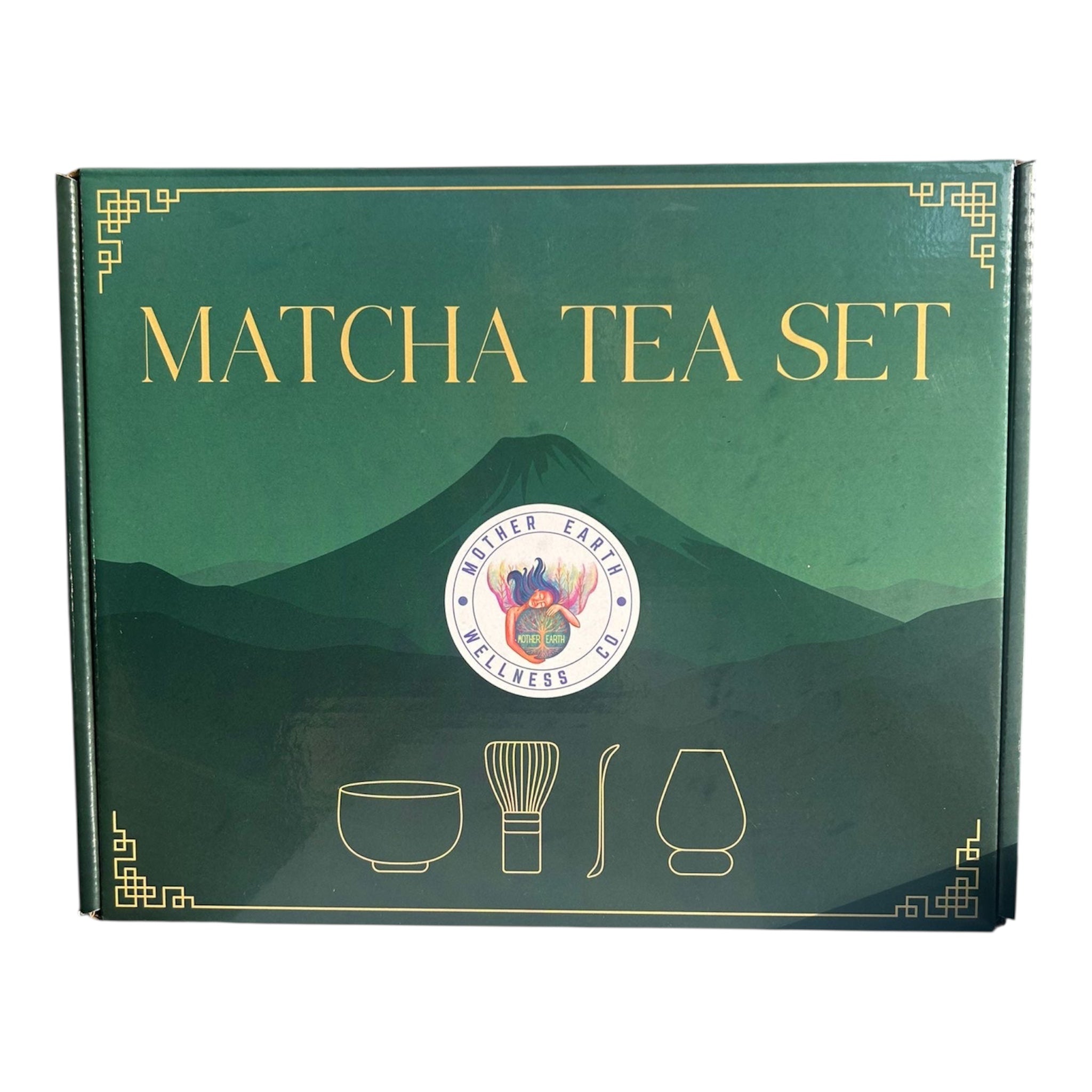 Mother Earth Traditional 5 piece  Matcha Kit + Matcha Pouch (100g)