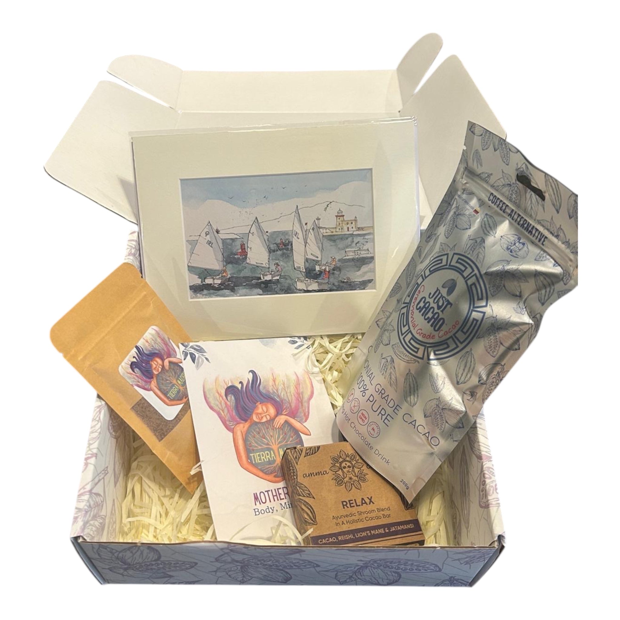 Ceremonial Cacao & Art Ritual Box | Ethical Cacao from Venezuela & Kerala | Mother Earth Wellness