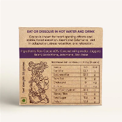 Amma Ceremonial Cacao - India. Ayurvedic Bundle. x5 Bars (36g) Focus, Heal, Love, Empower, Relax.