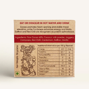 Amma Ceremonial Cacao - India. Ayurvedic Bundle. x5 Bars (36g) Focus, Heal, Love, Empower, Relax.