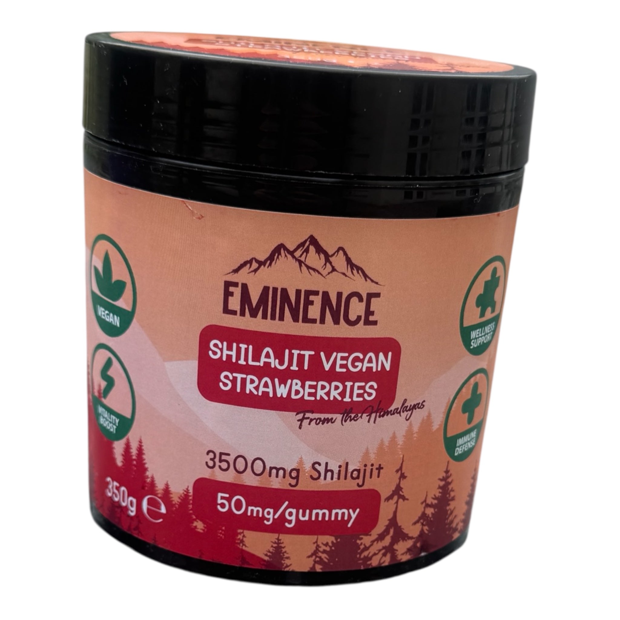 EMINENCE 3500MG SHILAJIT VEGAN GUMMIES. 50g Shilajit per gummy. AYURVEDIC.