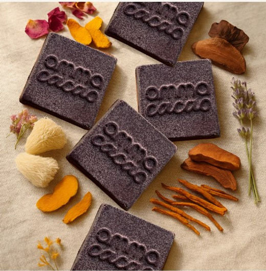 Amma Ceremonial Cacao - India. Ayurvedic Bundle. x5 Bars (36g) Focus, Heal, Love, Empower, Relax.