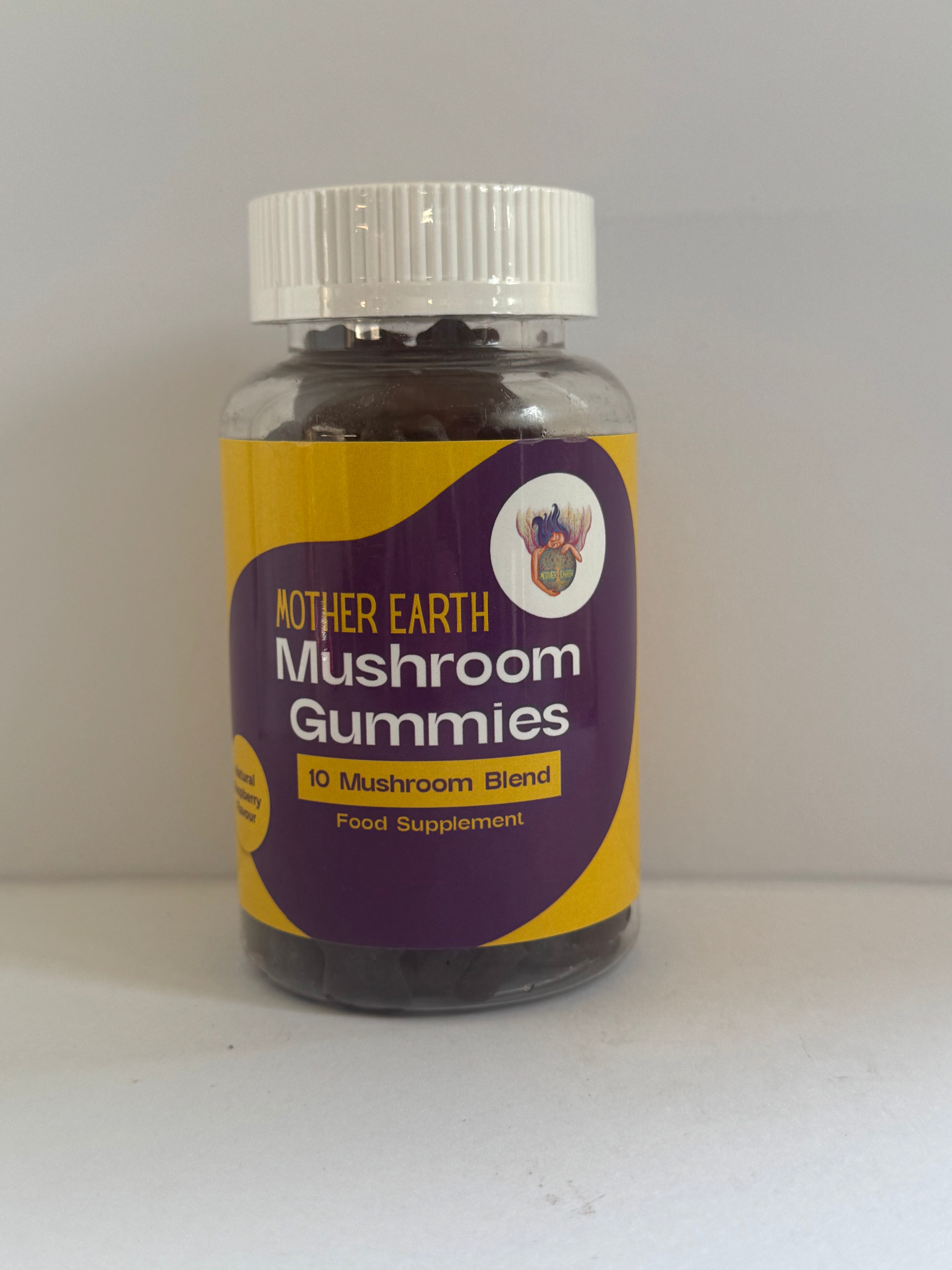 Mother Earth Mushroom Gummies - 10 Mushroom Blend. 2500mg of functional mushrooms per serving. 1 Months Supply. Vegan 🌱