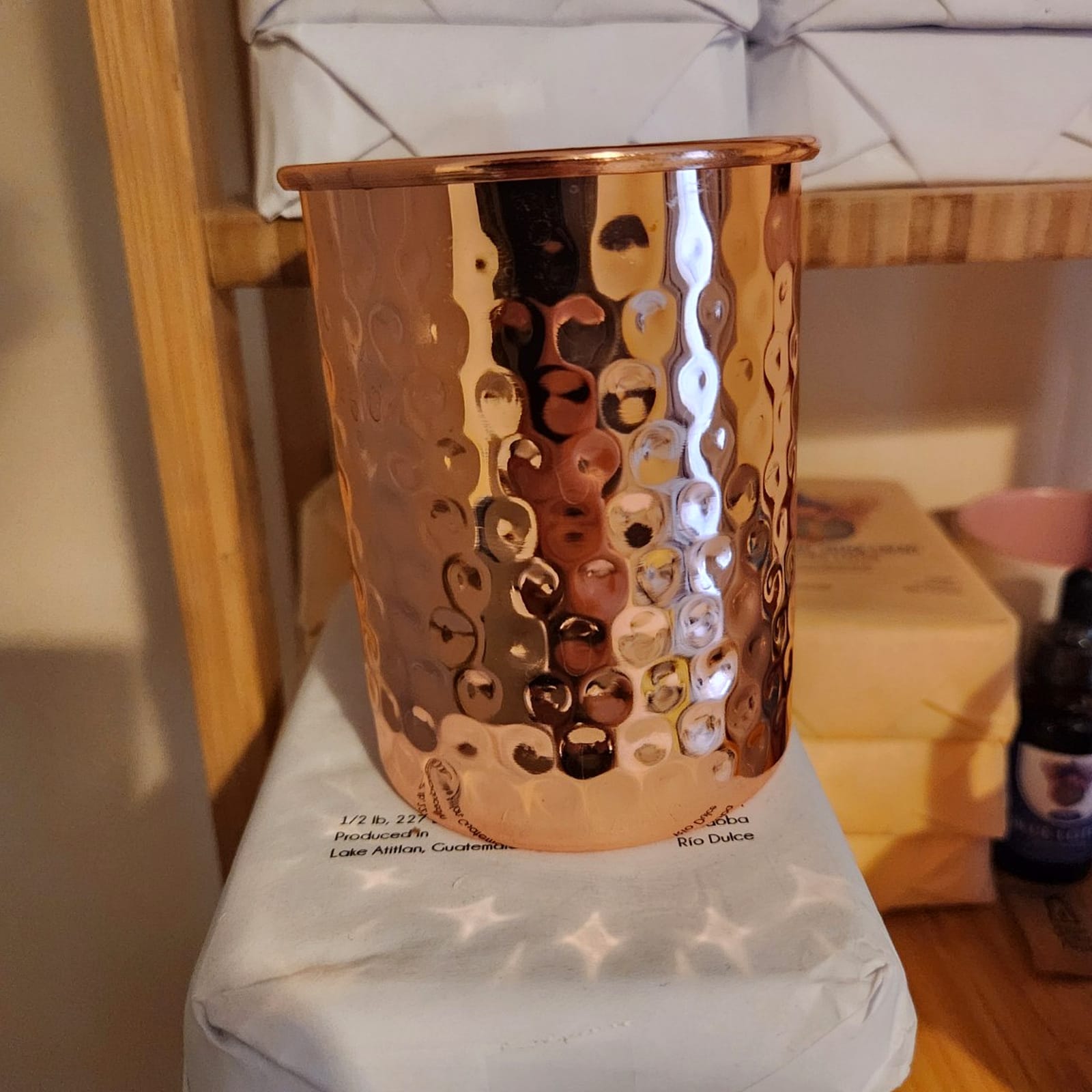 Hand Hammered Copper Cacao Cup
