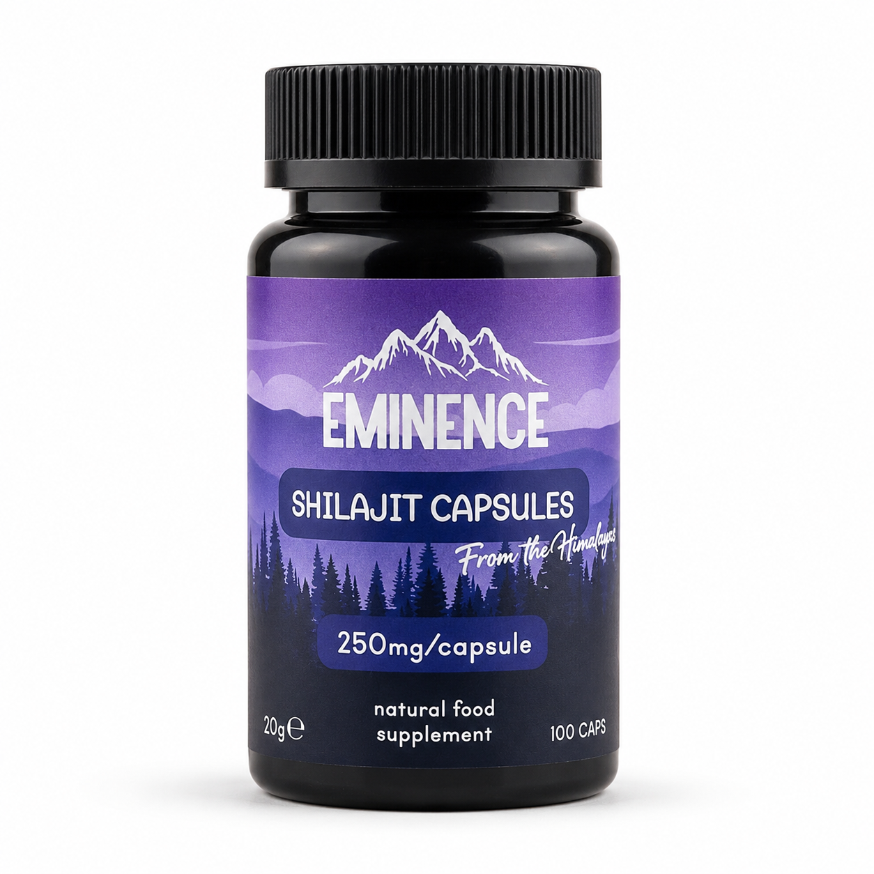Eminence Shilajit Capsules - 250mg per Capsule. 100 Capsules. Ayurvedic. - Just Cacao