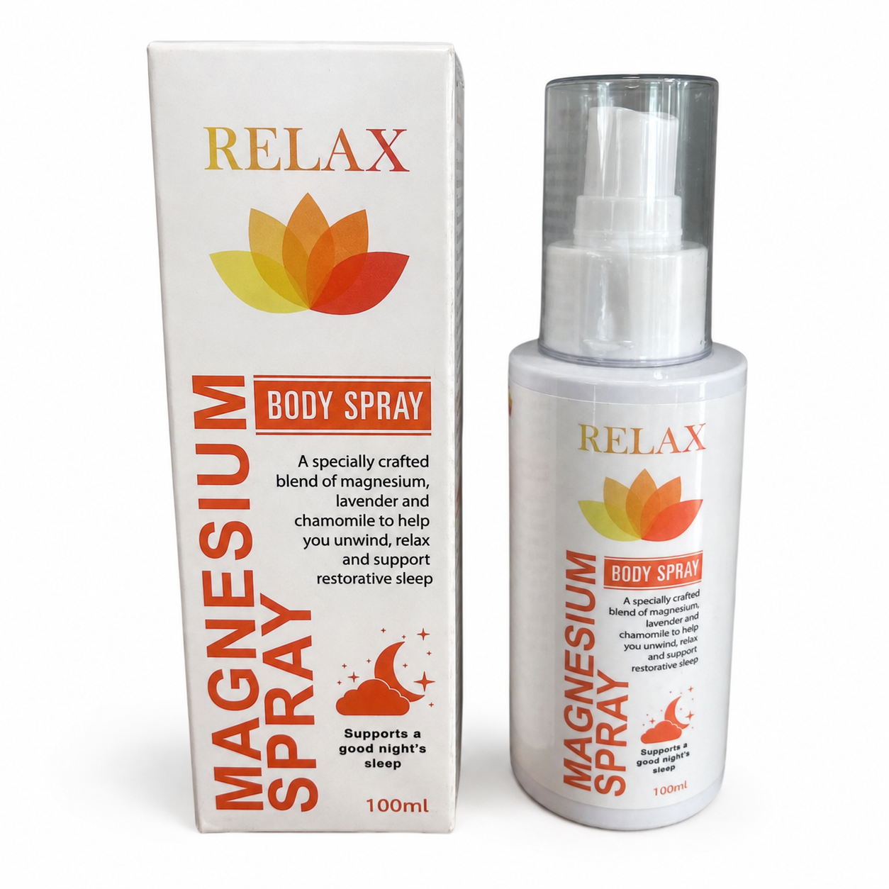 RELAX - Magnesium, Chamomile & Lavender Body Spray