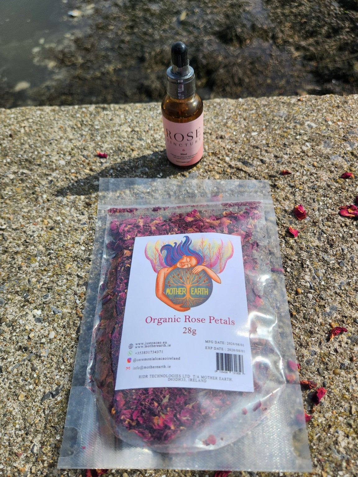 Rose Petals & Tincture Ritual Duo
