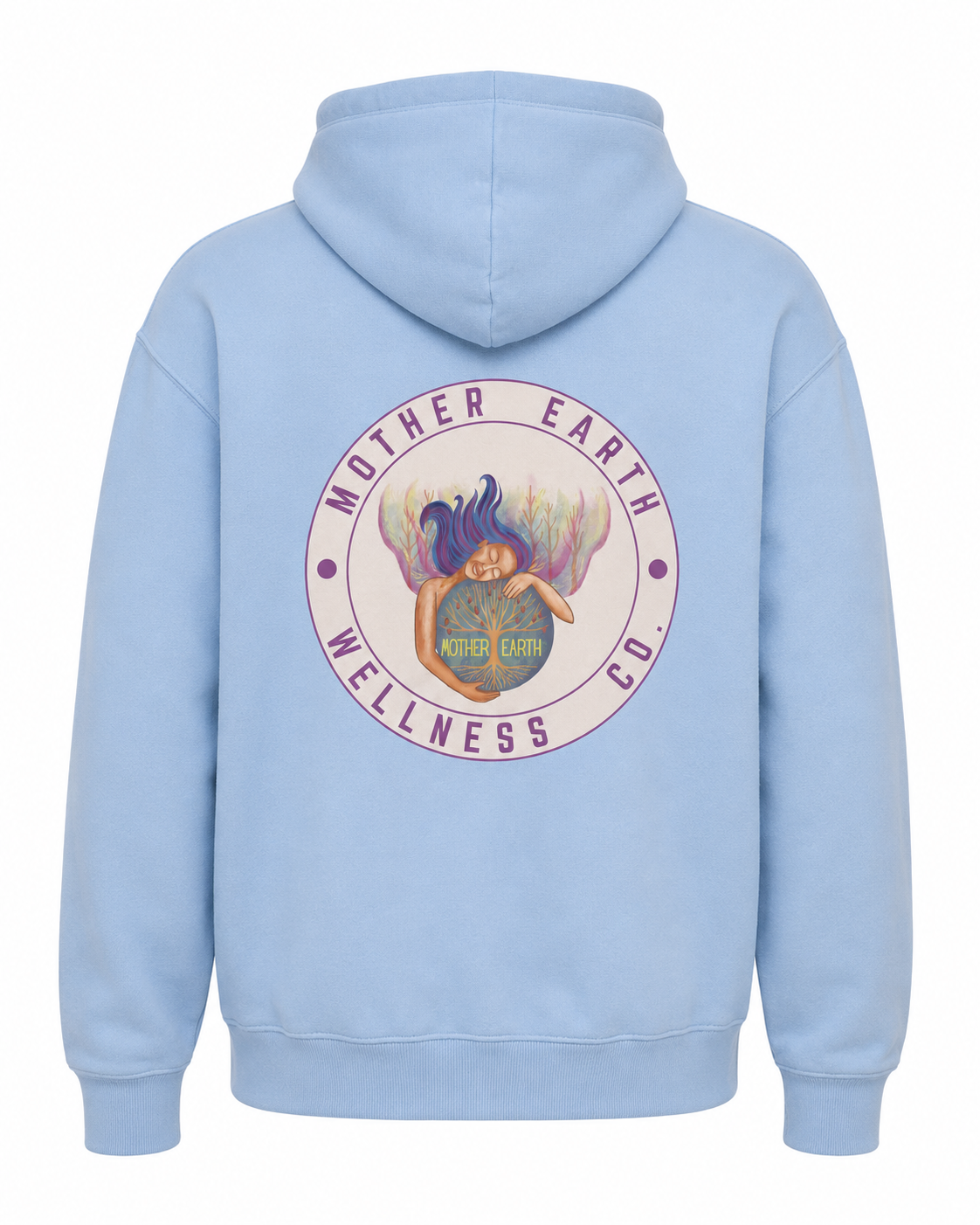 Mother Earth Wellness Co. Light Blue Hoodie