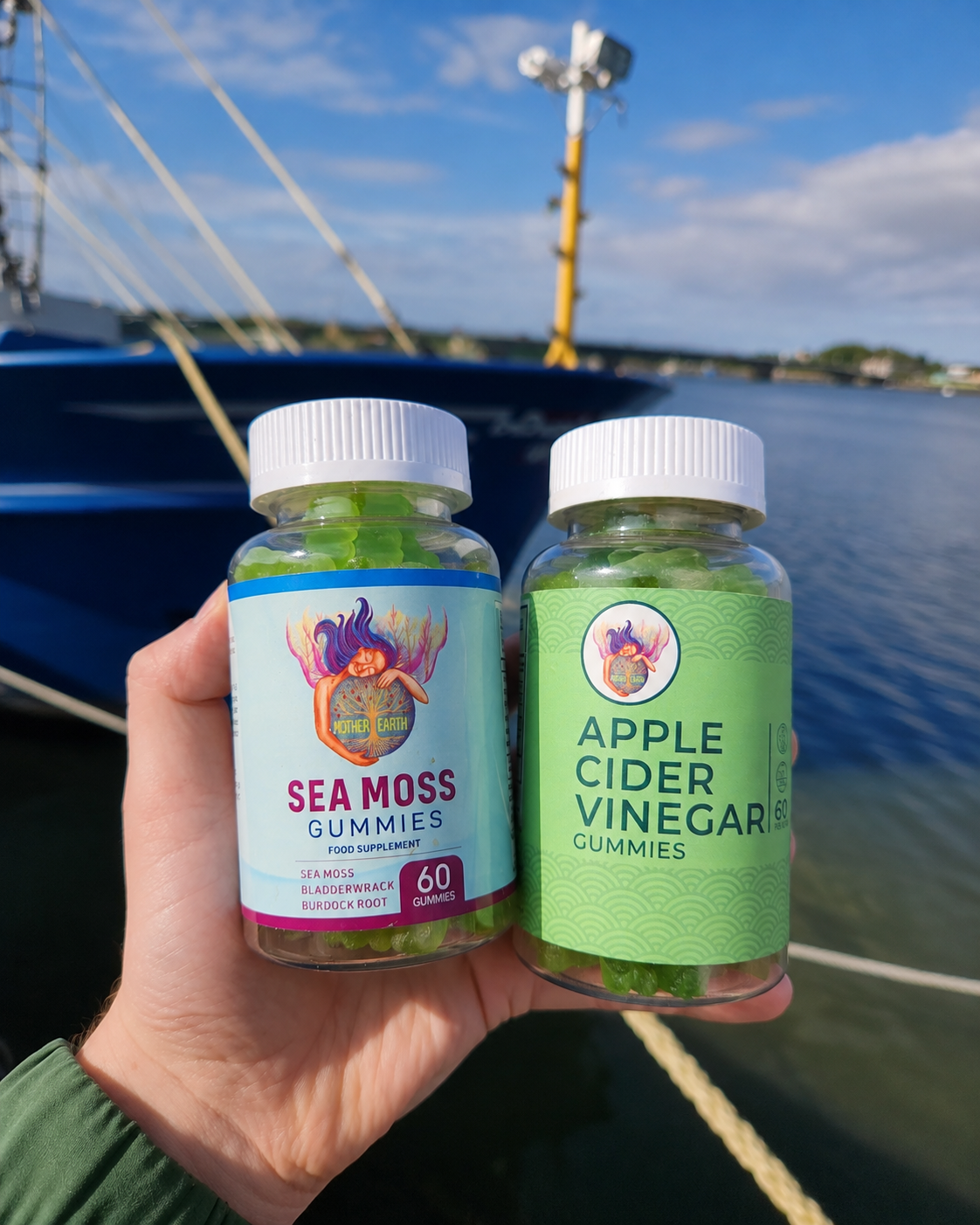 Mother Earth Daily Gummies Duo | Sea Moss + Apple Cider Vinegar