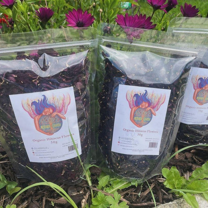 Mother Earth Organic Hibiscus (50g) - Just Cacao